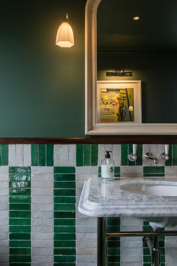 Bathroom of grade II listed property