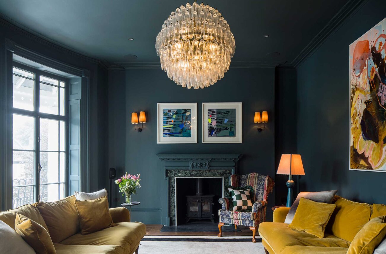 Lounge of grade II listed property